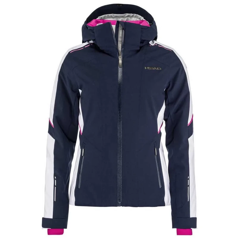 HEAD Women's Element Jacket, Dark Blue/White, L