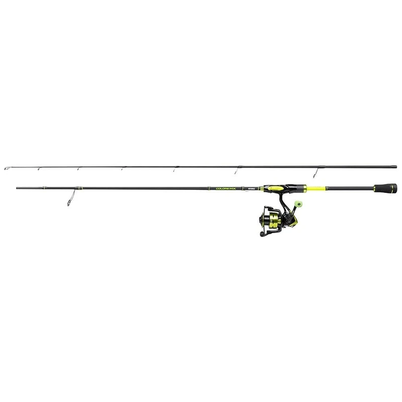 Mitchell Colors MX Spinning Combo, Fishing Rod and Reel Combo, Spinning Combos, Predator Fishing,Pike/Perch/Zander, Unisex, Neon, 2.44m | 20-70g