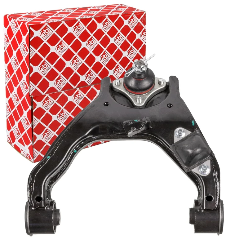 febi bilstein 175412 Suspension Arm with Bearings, Joint, Crown Nut and Cotter Pin