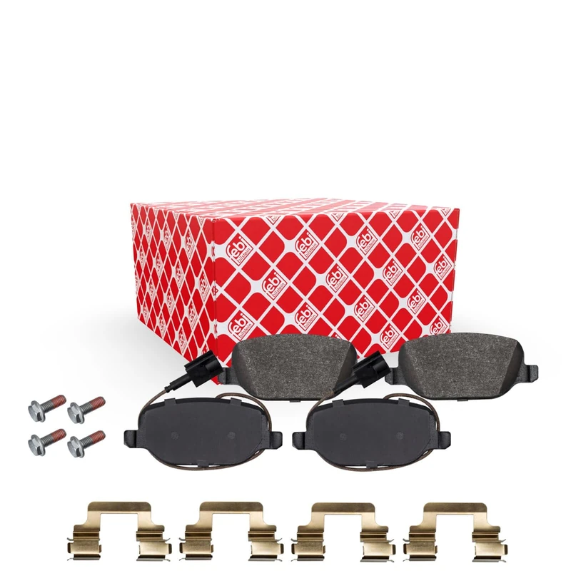 febi bilstein 175272 Brake Pad Set with fastening material, 1 unit