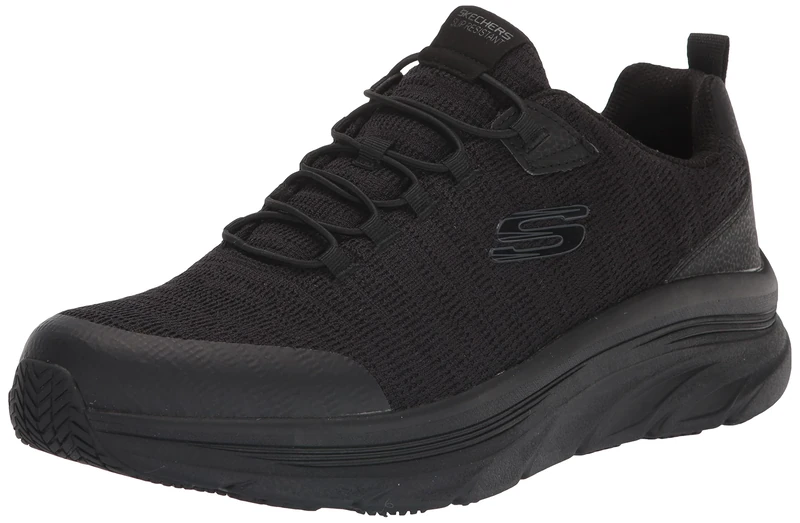 Skechers Men's Luxir Food Service Shoe, Black, 10.5 Wide