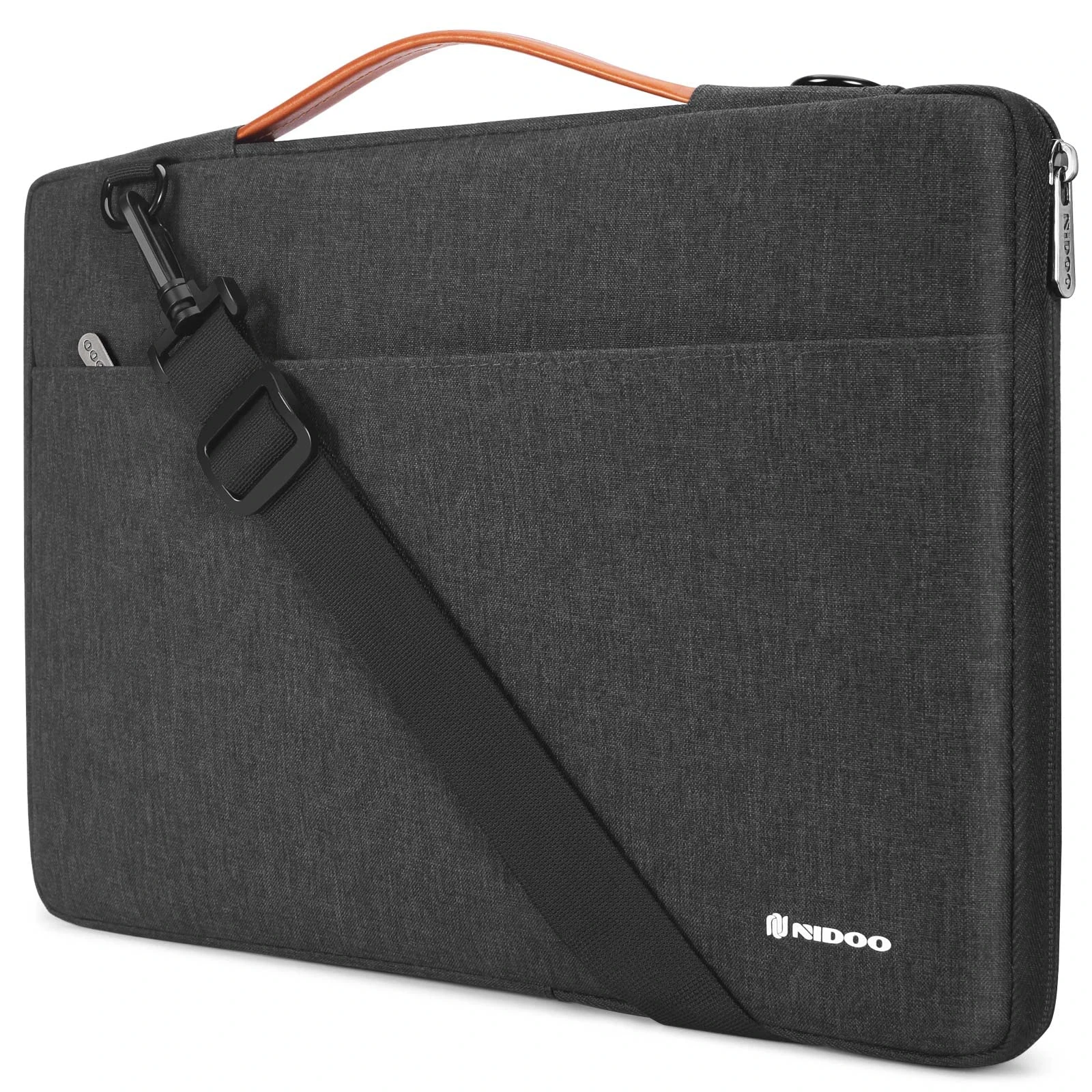 NIDOO 15.6 Inch Laptop Sleeve Shoulder Messenger Bag Protective Computer Case for 15.6" ThinkPad T15 L15 E15 / IdeaPad Flex 5i / Yoga 7i / ThinkPad X1 Extreme P16 T16 Z16 / G16 Gaming/MateBook D16