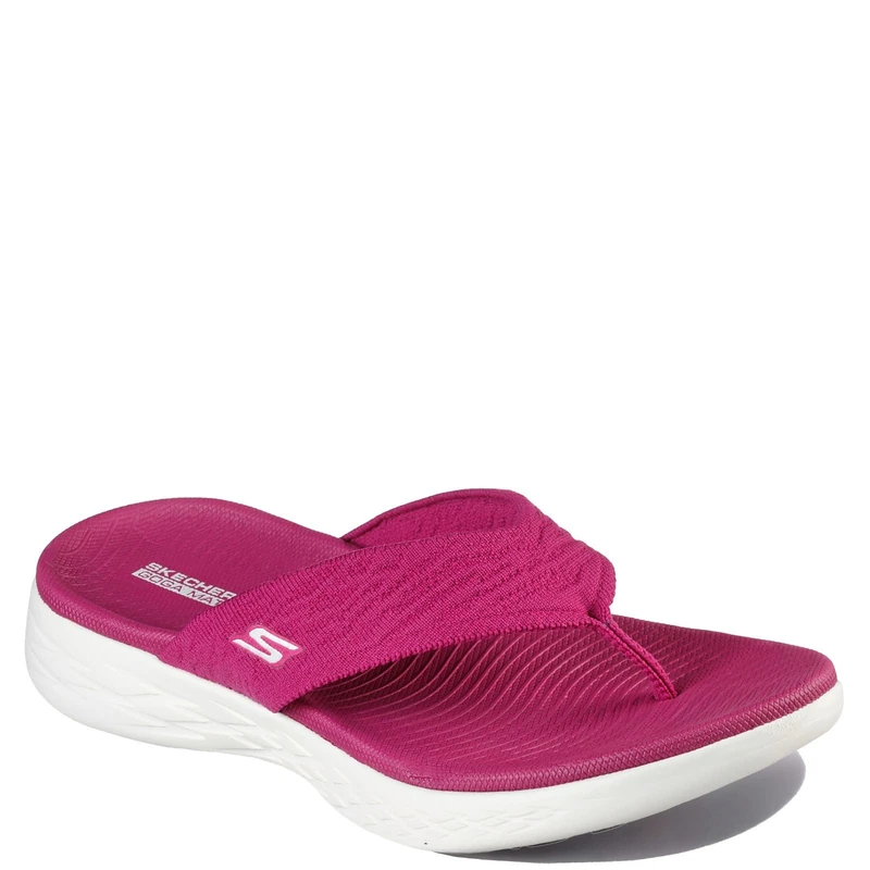Skechers Women's flip Flops, Fuchsia, 5 UK