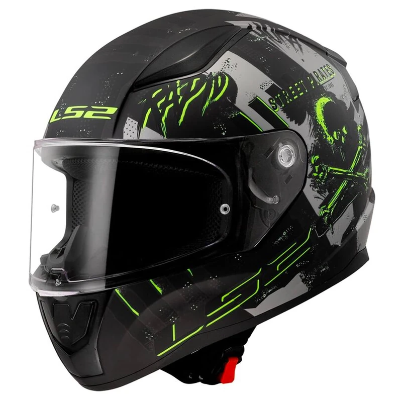 LS2 Rapid II Pirates Titanium S Full Face Helmet - Image 1