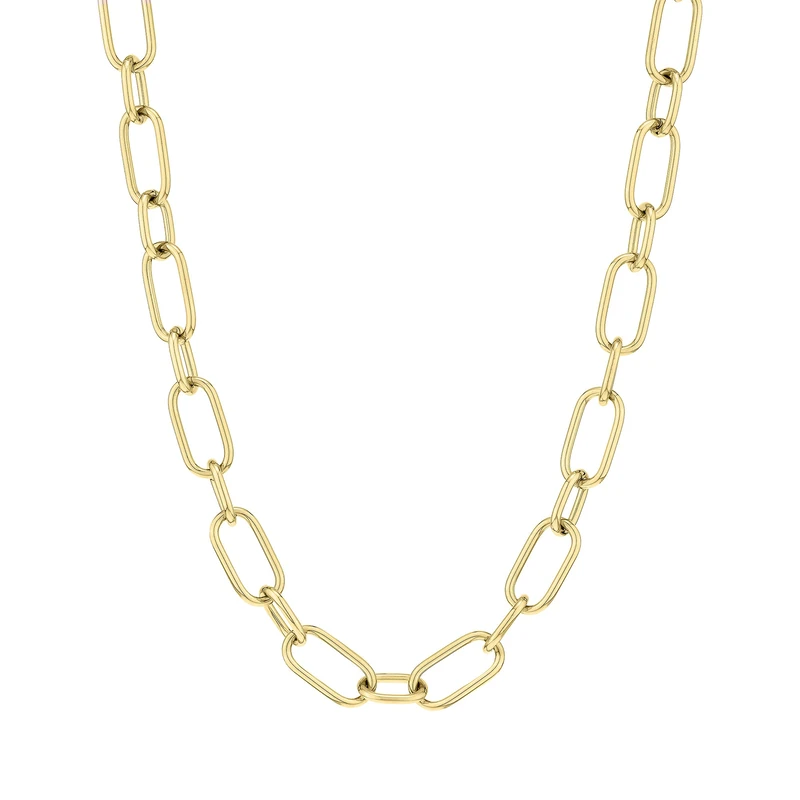 Liebeskind, Women’s Stainless Steel Not a gem Chain Necklace, IP Gold, 43 cm - LJ-0918-N-43