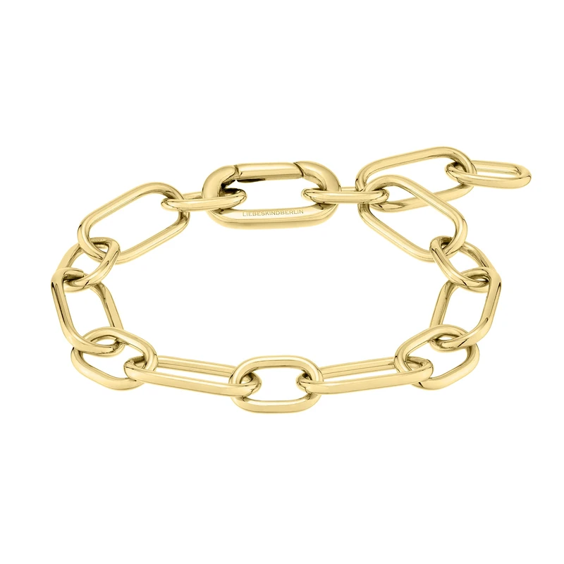 Liebeskind, Women’s Stainless Steel Not a gem Bracelet, IP Gold, 20 cm - LJ-0915-B-20