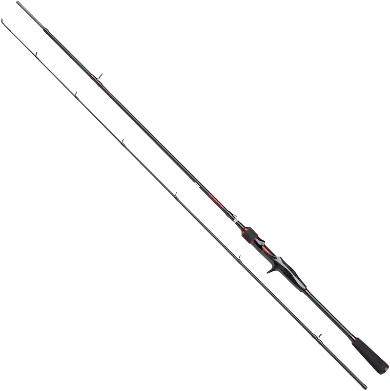 Abu Garcia Vendetta V3 Casting Rod, Bait Cast Lure Fishing Rod, Spincasting rods, Predator Fishing, Pike, Perch, Zander, Unisex, Black, 2.44m | 30-60g