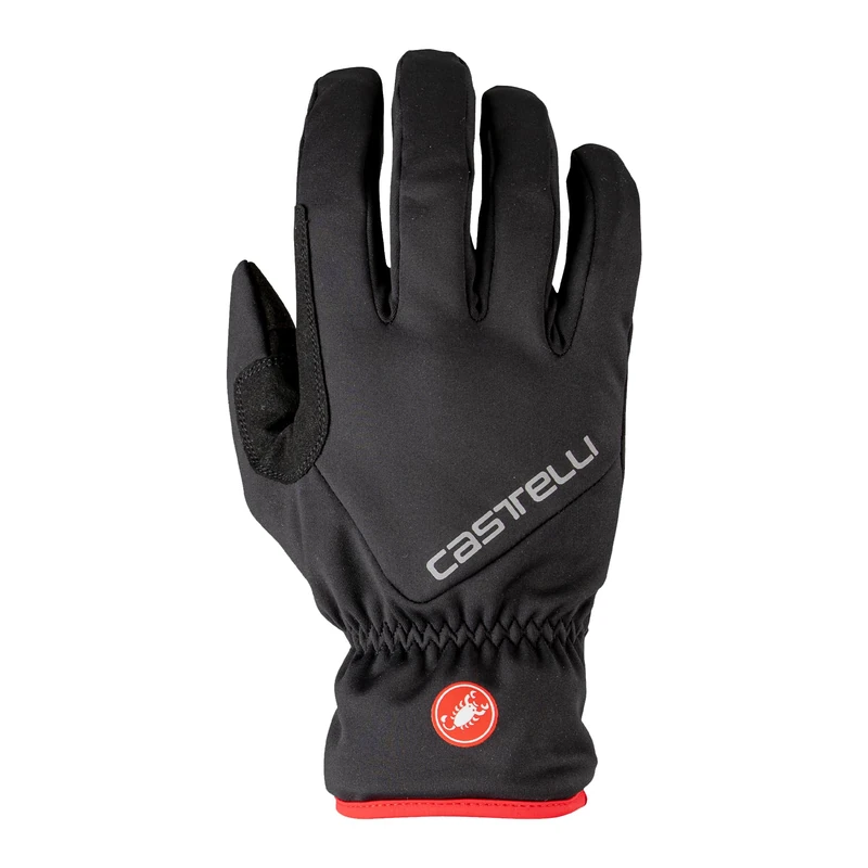 CASTELLI 4521523 Entrata Thermal Glove Men's Cycling Gloves, Black, XS