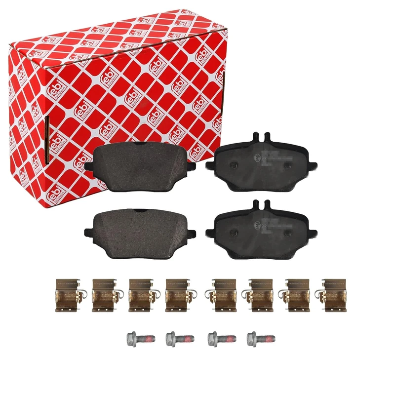 febi bilstein 176866 Brake Pad Set with fastening material, 1 unit