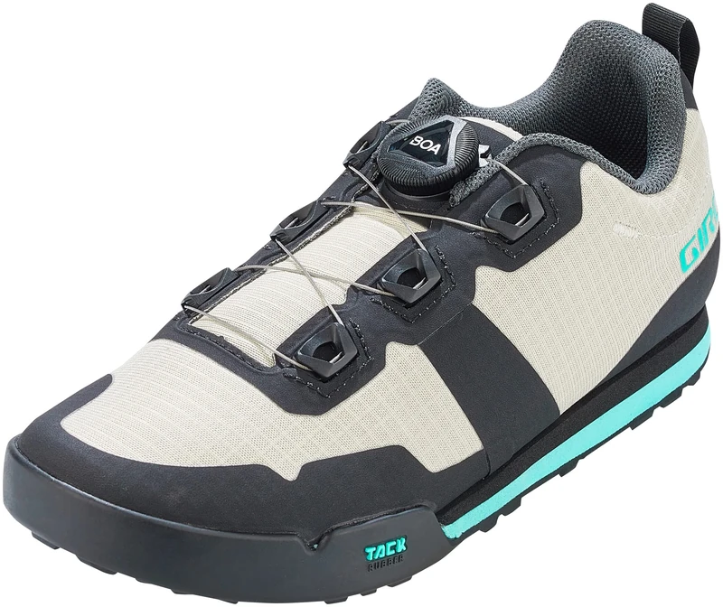 Giro Women's Tracker Trail Running Shoe, Sandstone/Screaming Teal, 8.5 UK