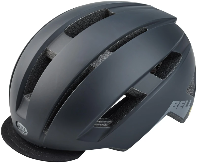 Bell Daily Led Mips Ce Bike Helmet With 20-Lumen Rear Led Light, Rechargeable Via Micro-Usb, Mips Evolve Ergo Fit System, Soft Brim, No-Twist Tri-Glides, Color: Matte Black, Size: M/L
