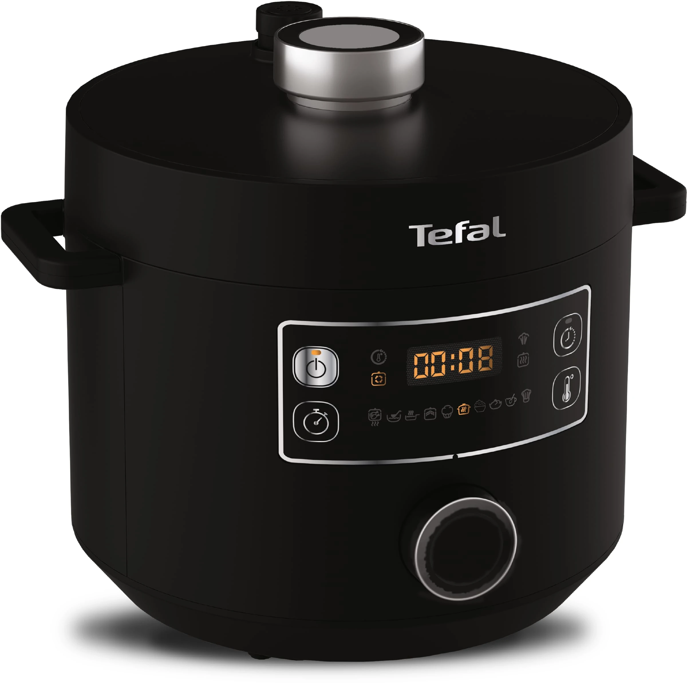 Tefal CY7548 Turbo Cuisine Multicooker | Electric Pressure Cooker | 5 Litre Capacity | 10 Cooking Programs | Patented Kitchen Bowl | Easy to Use | Recipe Book | Black