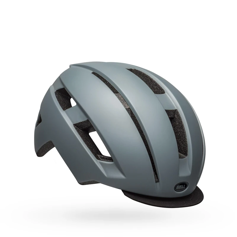 Bell Daily Led Mips Ce Bike Helmet With 20-Lumen Rear Led Light, Rechargeable Via Micro-Usb, Mips Evolve Ergo Fit System, No-Twist Tri-Glides, Soft Brim For Comfort, Color: Grey, Size: S/M