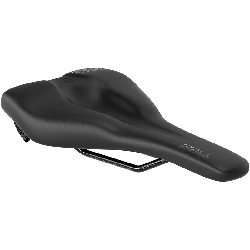 SQlab Unisex - Adult 610 Ergolux Active 2.1 Trekking MTB Tour & Travel Bicycle Saddle - Black, 15 cm