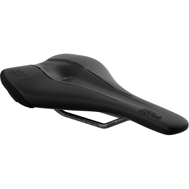 SQlab Unisex - Adult 611 Ergowave Active 2.1 MTB Tech & Trail Bicycle Saddle, Black, 14 cm