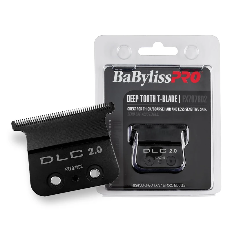 BaBylissPRO FX707BD2 DLC 2.0 1 Carat Deep Tooth T Blade
