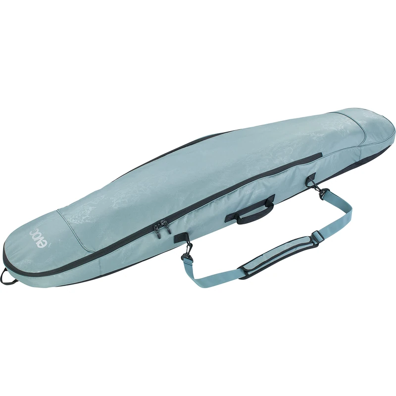 EVOC Board Bag Transport Bag for Snowboards (Padding at The Ends of The Bag, Detachable Shoulder Strap, Bag for Carrying, for Boards up to 165cm), Steel Grey