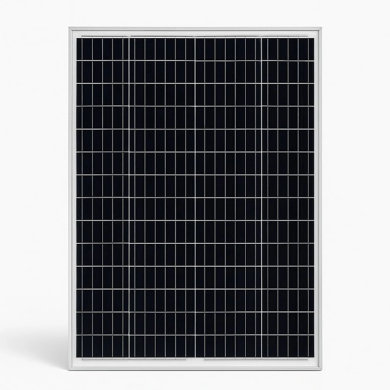 LEOFLA 50W 21V Monocrystalline Photovoltaic Solar Panel with Clamp Pliers, Variable, Media