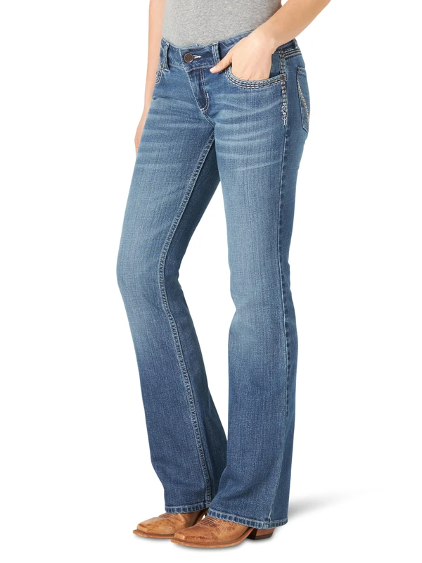 Wrangler Retro Sadi Low Rise Bootcut Tiffany 5 34