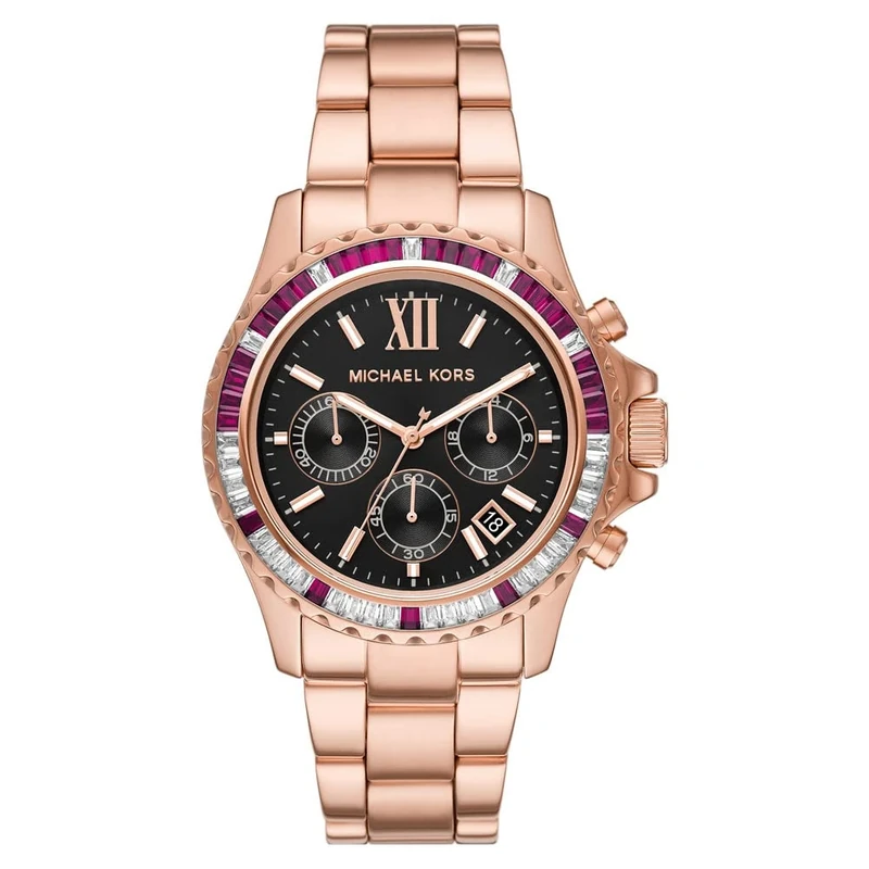 Michael Kors MK6972 Everest Watch - Red Gold Stainless Steel