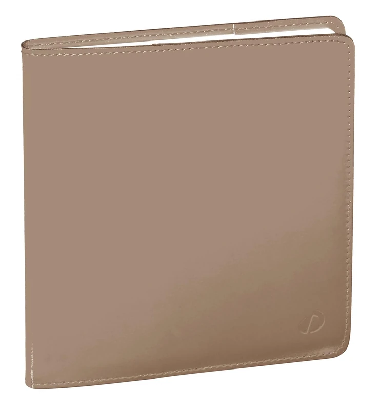 QUO VADIS - 905453Q - Line: Executive Prestige - Year Planner 2023, Weekly, 13 Months, December-December, 16 x 16 cm, Ivory Paper, Cover Taupe Leather Moon, Multilingual