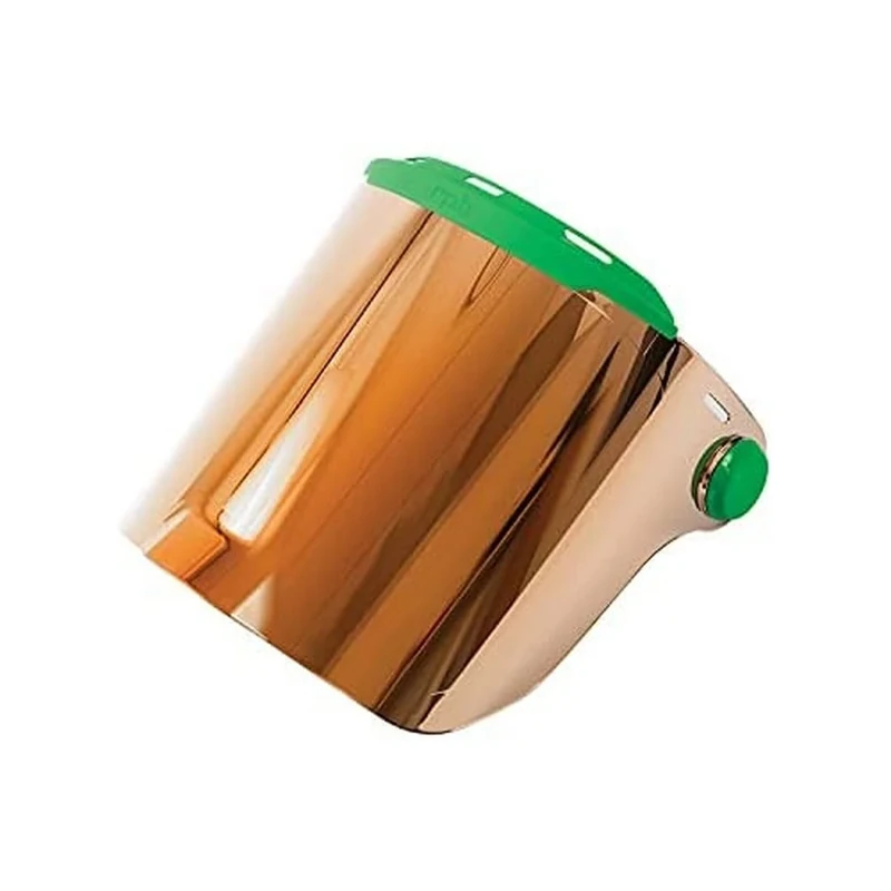 Radiant Heat Gold Visor c/w Cover Clip and Retainer Assembly