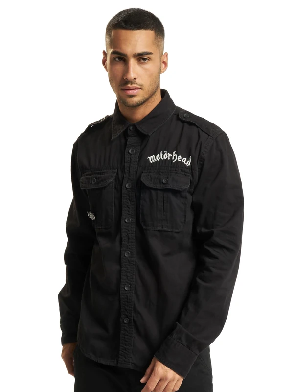 Brandit Motörhead Vintage Shirt Long S, color: black, size: 3XL