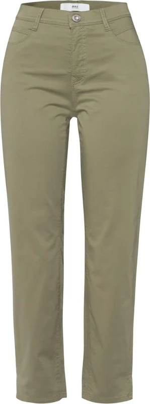 BRAX Women's Style Caro S Slacks, Khaki, Normal