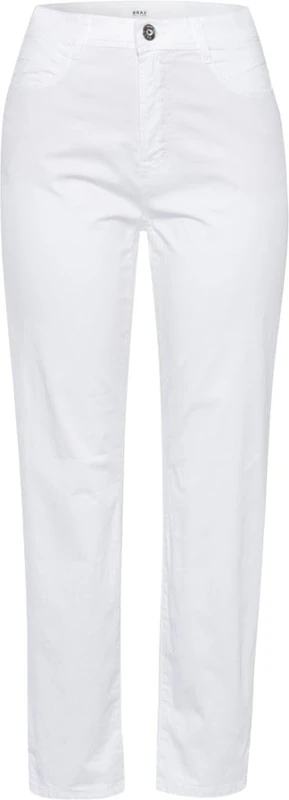 BRAX Women's Style Caro S Slacks, White, Normal