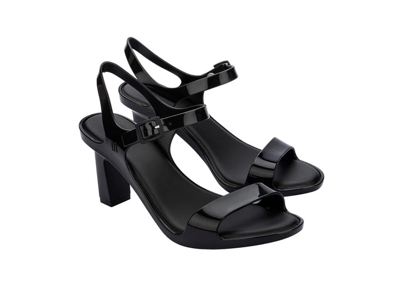 Melissa Women's Lady Emme Ad Trainers, Black White, 6.5 UK