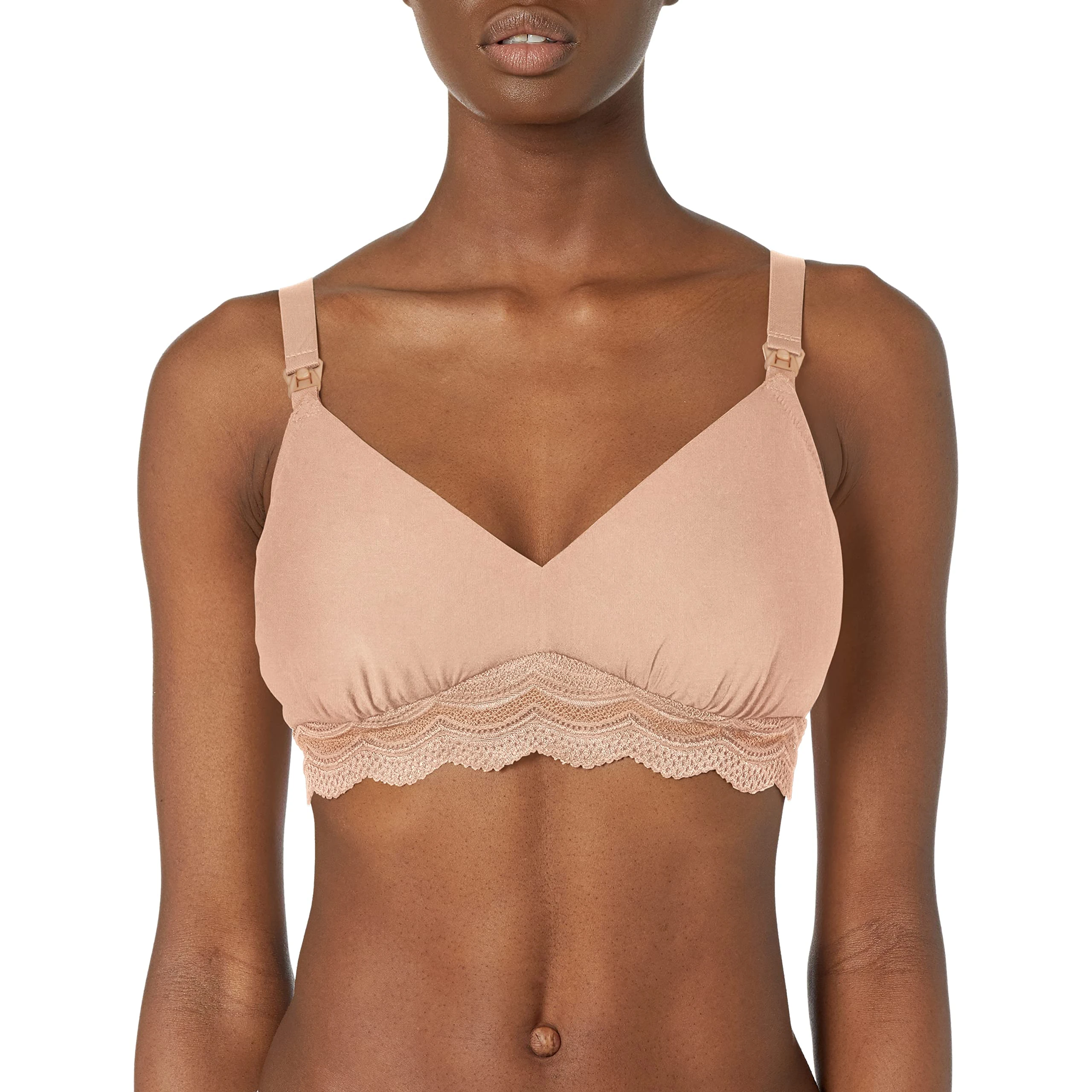 Cosabella Women's Ceylon Modal Curvy Nursing Bralette Bra, Sette, XS