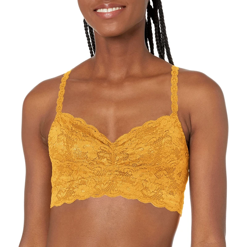 Cosabella Women's Say Never Beauty Sweetie Bralette Bra, Serengeti Sun, S