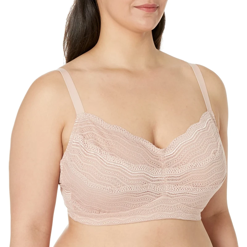 Cosabella Women's Dolce Extended Bralette Bra, Opaque, Mandorla, 2X US