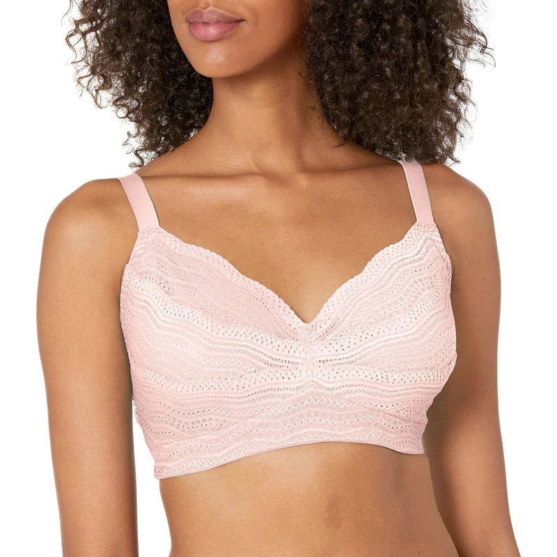 Cosabella Women's Dolce Curvy Bralette Bra, Opaque, Ice Pink, XS