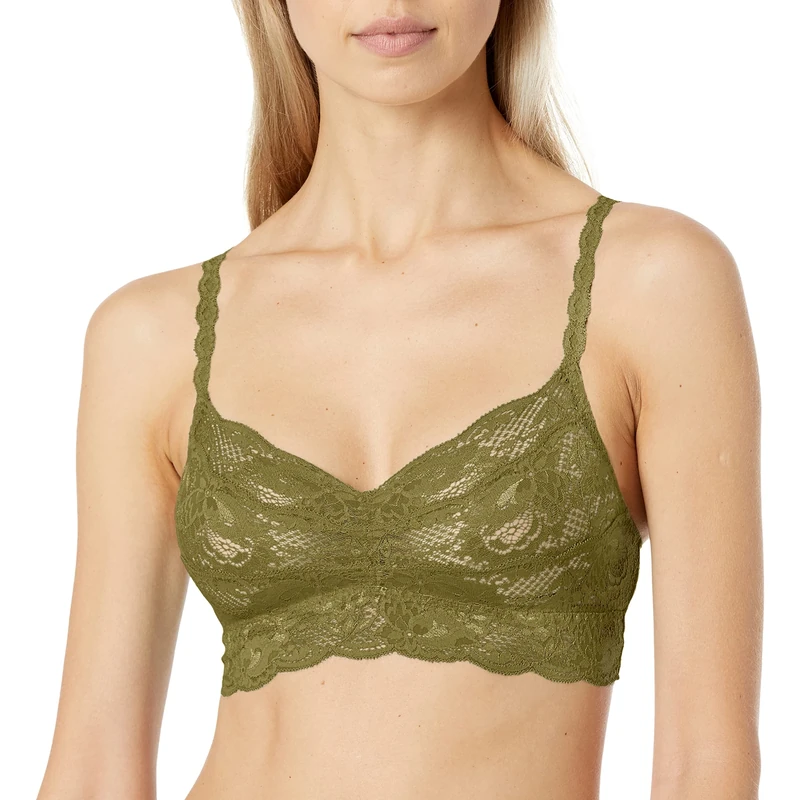 Cosabella Women's Say Never Petite Sweetie Bralette, Aloe, XXS-L Petite
