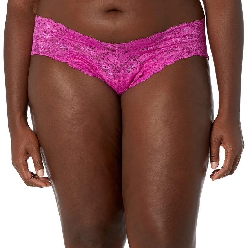 Cosabella Women's Say Never Extended Hottie Boyshort Boy Short Panties, Cape Fuchsia, 1x