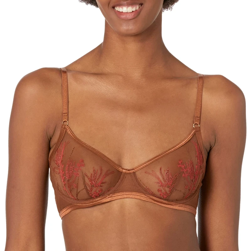 Cosabella Women's Kalahari Molded Underwire Bra, Copper, 32C
