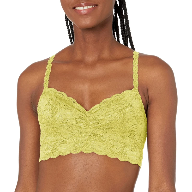 Cosabella Women's Say Never Beauty Sweetie Bralette Bra, Sheer, Mignonette, M