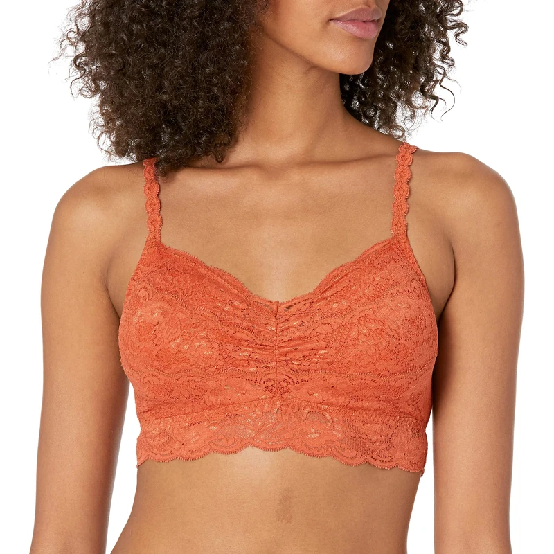 Cosabella Women's Say Never Sweetie Padded Bralette Bra, Sahara, L