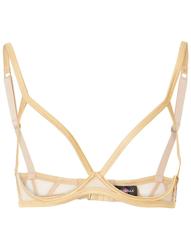 Cosabella Women's Sardegna Open Cup Bra, Camel/Gold, (36) C