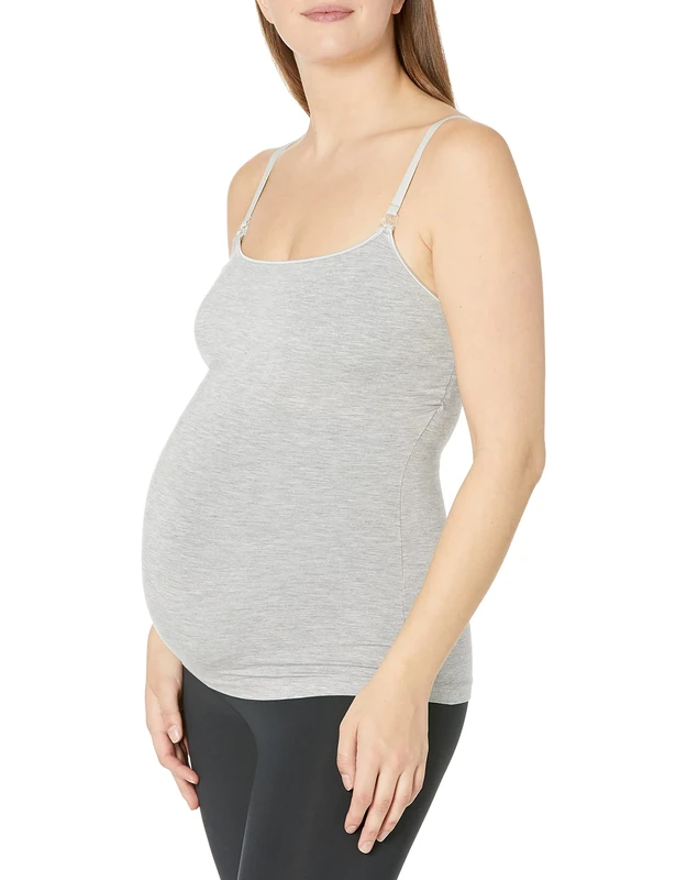 Cosabella Women's Talco Maternity Camisole, Heather Grey, S