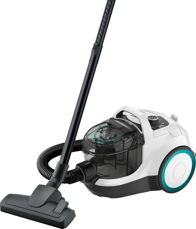 Bosch Series 4 BGC21HYG1 Bagless Sledge Vacuum Cleaner, White, 550 watts