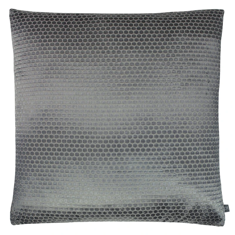 Prestigious Textiles Emboss Feather Filled Cushion, Sterling, 55 x 55cm
