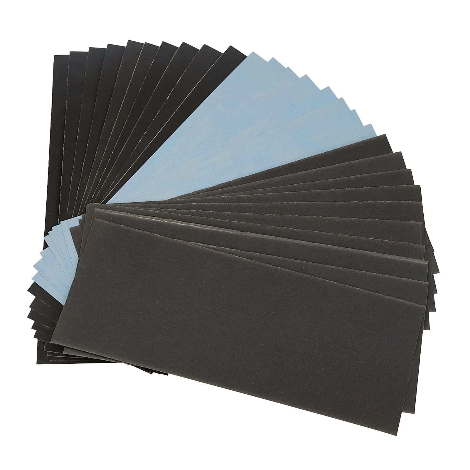 1200 To 5000 Assorted Grit Sandpaper, 23 x 9 cm,30 Pieces Wet and Dry Assorted Sanding Sheets for Automotive Sanding Wood Furniture Finishing