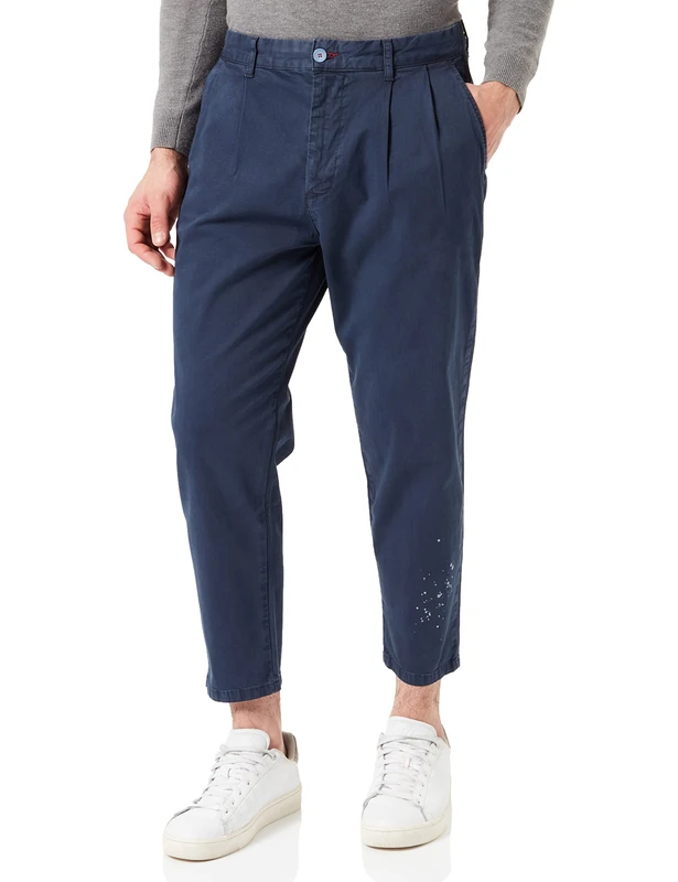 Desigual Men's Brendan Pants, Blue, 34
