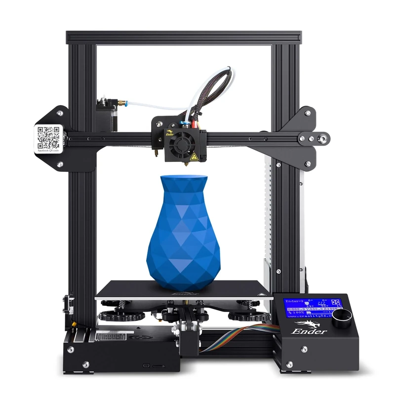 Creality Ender 3 3D Printer Fully Open Source with Resume Printing All Metal Frame DIY DIY Printers with Resume Printing Function 220x220x250mm