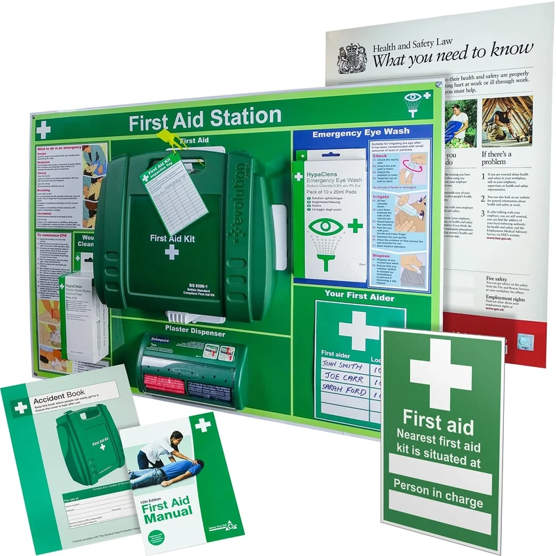 Evolution First Aid Station, Large with HSE Compliance Supersize Kit
