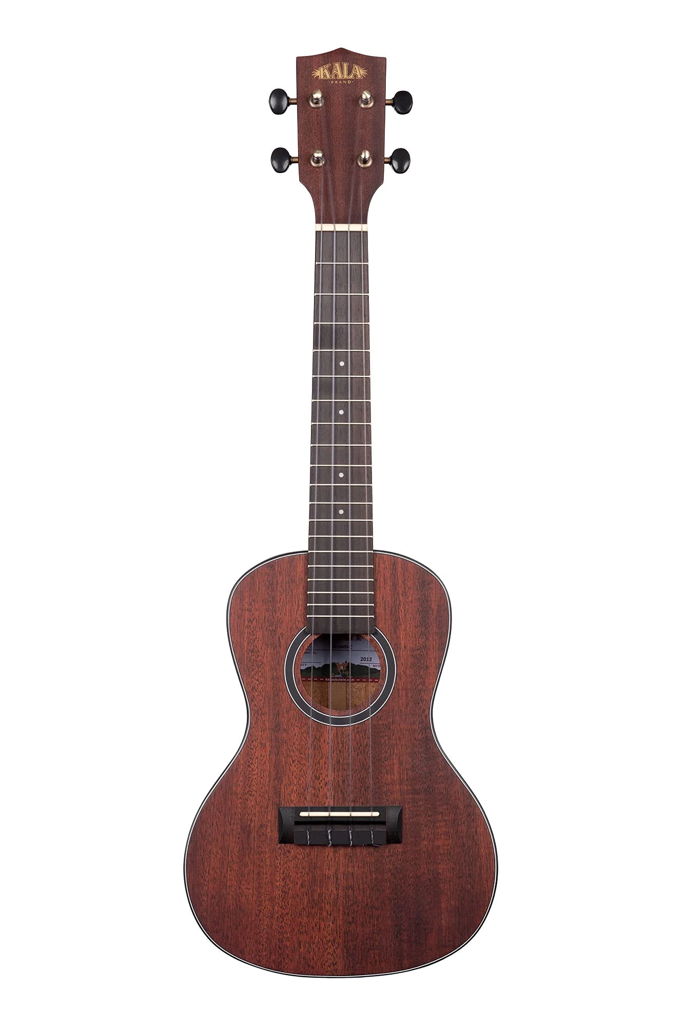 Kala Brand Music Co., 4-String Ukulele, Satin Mahogany Stain, Concert (KA-SMH-C)
