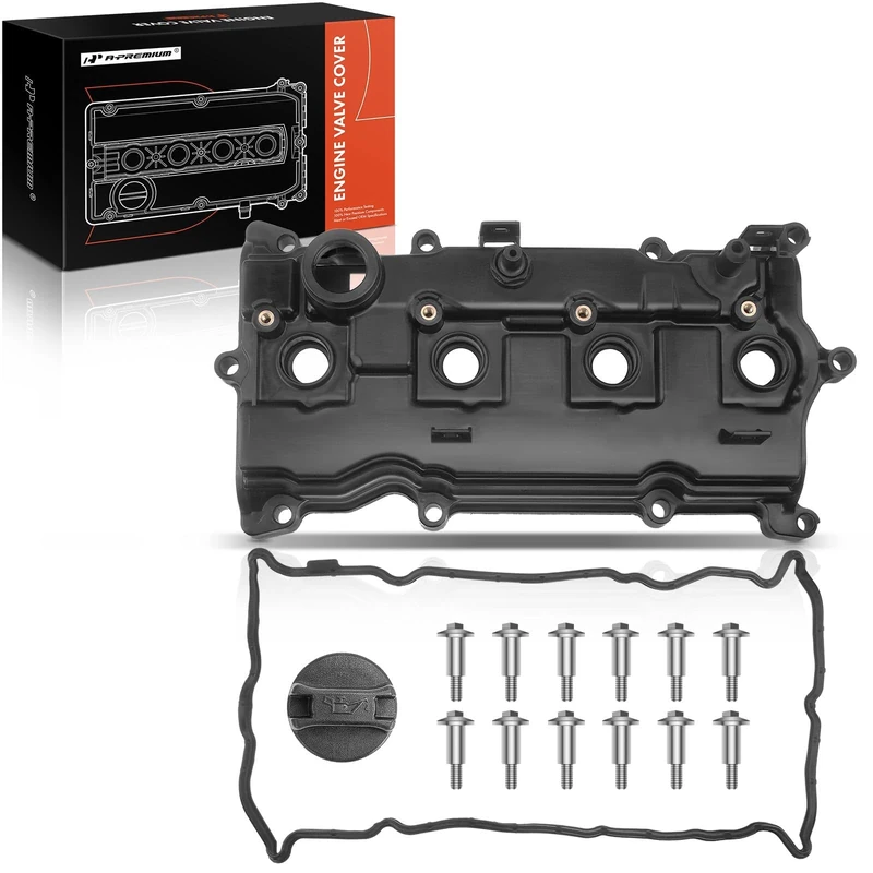 A-Premium Engine Valve Cover with Gasket Compatible with Nissan Altima 2013-2018 Pathfinder 2014 Nissan Murano 2016-2017 Infiniti QX60 2014-2017 L4 2.5L QR25DER QR25DER # 132643KY0A 132643TA0A