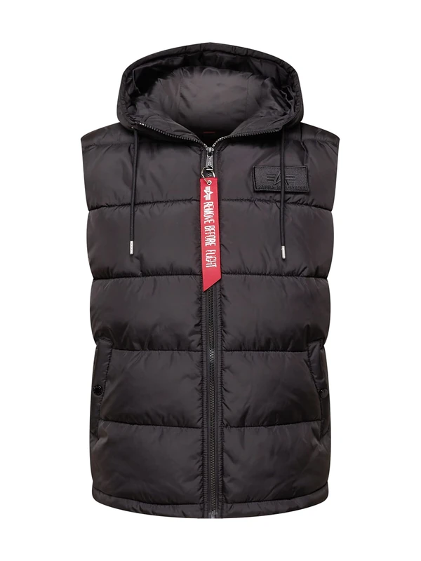 Alpha Industries Hooded Puffer FD Mens Vest Black
